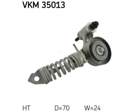 Tensioner Pulley, v-ribbed belt VKM 35013 SKF, Image 2