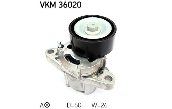 Tensioner Pulley, v-ribbed belt VKM 36020 SKF