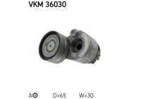 Tensioner Pulley, v-ribbed belt VKM 36030 SKF