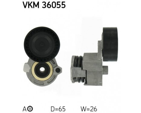 Tensioner Pulley, v-ribbed belt VKM 36055 SKF