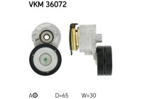 Tensioner Pulley, v-ribbed belt VKM 36072 SKF
