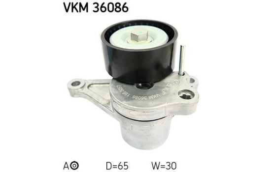 Tensioner Pulley, v-ribbed belt VKM 36086 SKF