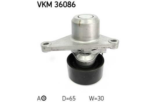 Tensioner Pulley, v-ribbed belt VKM 36086 SKF, Image 2