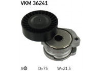 Tensioner Pulley, v-ribbed belt VKM 36241 SKF