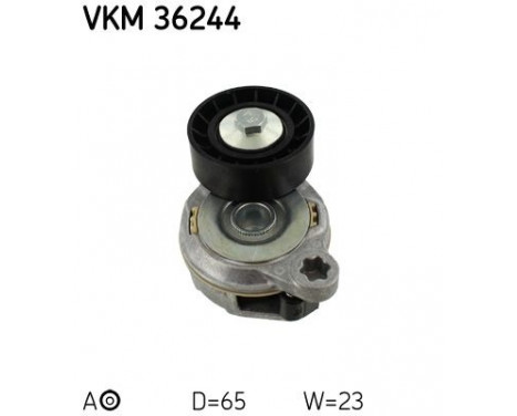 Tensioner Pulley, v-ribbed belt VKM 36244 SKF