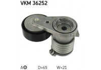 Tensioner Pulley, v-ribbed belt VKM 36252 SKF