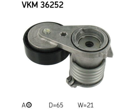 Tensioner Pulley, v-ribbed belt VKM 36252 SKF