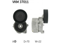 Tensioner Pulley, v-ribbed belt VKM 37011 SKF