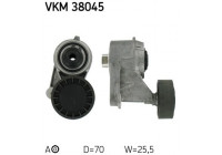 Tensioner Pulley, v-ribbed belt VKM 38045 SKF