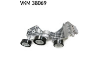 Tensioner Pulley, v-ribbed belt VKM 38069 SKF