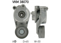 Tensioner Pulley, v-ribbed belt VKM 38070 SKF