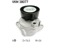 Tensioner Pulley, v-ribbed belt VKM 38077 SKF