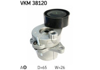 Tensioner Pulley, v-ribbed belt VKM 38120 SKF