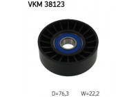 Tensioner Pulley, v-ribbed belt VKM 38123 SKF