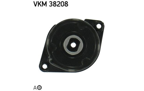 Tensioner Pulley, v-ribbed belt VKM 38208 SKF, Image 2