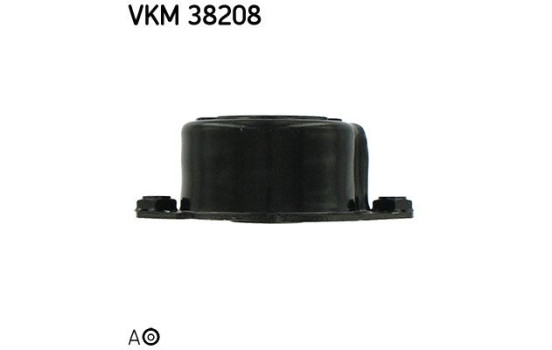 Tensioner Pulley, v-ribbed belt VKM 38208 SKF, Image 3