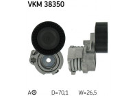 Tensioner Pulley, v-ribbed belt VKM 38350 SKF