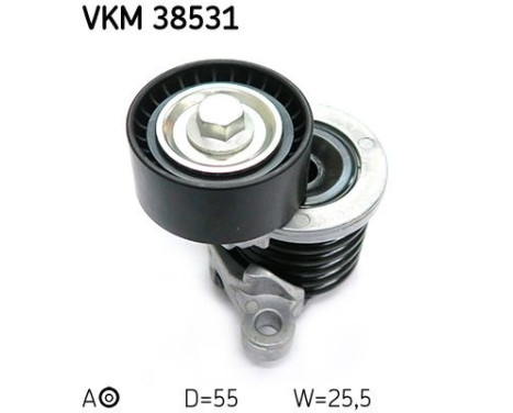 Tensioner Pulley, v-ribbed belt VKM 38531 SKF