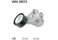 Tensioner Pulley, v-ribbed belt VKM 38533 SKF