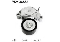 Tensioner Pulley, v-ribbed belt VKM 38872 SKF