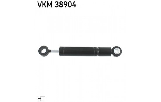 Tensioner Pulley, v-ribbed belt VKM 38904 SKF