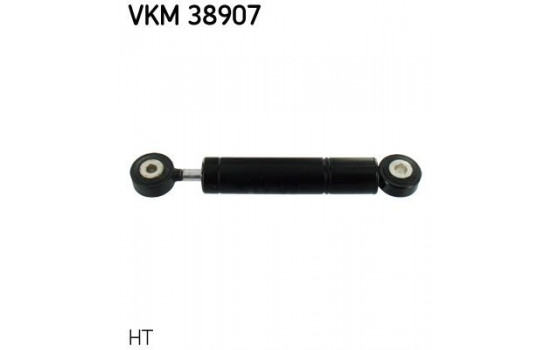 Tensioner Pulley, v-ribbed belt VKM 38907 SKF