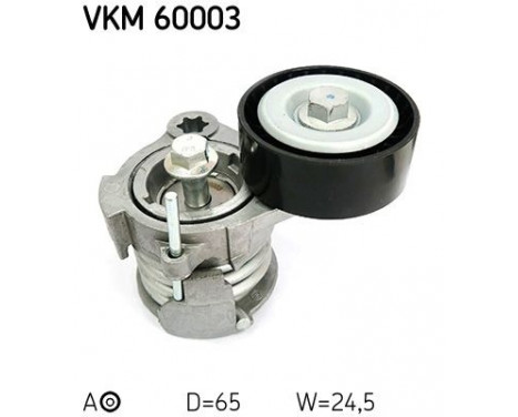 Tensioner Pulley, v-ribbed belt VKM 60003 SKF