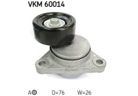 Tensioner Pulley, v-ribbed belt VKM 60014 SKF