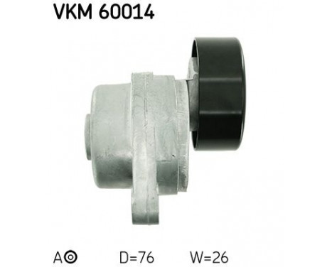 Tensioner Pulley, v-ribbed belt VKM 60014 SKF, Image 3