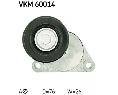 Tensioner Pulley, v-ribbed belt VKM 60014 SKF, Image 4