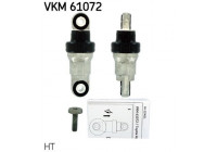 Tensioner Pulley, v-ribbed belt VKM 61072 SKF