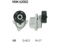 Tensioner Pulley, v-ribbed belt VKM 62002 SKF