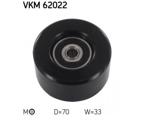 Tensioner Pulley, v-ribbed belt VKM 62022 SKF