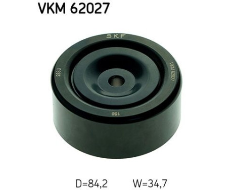 Tensioner Pulley, v-ribbed belt VKM 62027 SKF