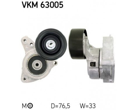 Tensioner Pulley, v-ribbed belt VKM 63005 SKF