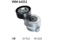 Tensioner Pulley, v-ribbed belt VKM 64011 SKF