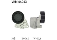 Tensioner Pulley, v-ribbed belt VKM 64013 SKF