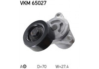 Tensioner Pulley, v-ribbed belt VKM 65027 SKF