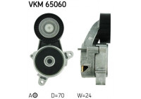 Tensioner Pulley, v-ribbed belt VKM 65060 SKF