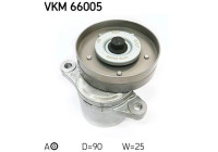 Tensioner Pulley, v-ribbed belt VKM 66005 SKF