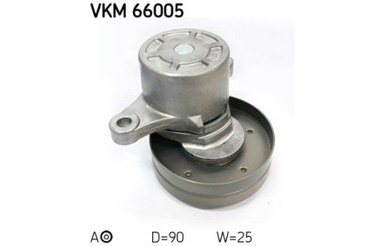 Tensioner Pulley, v-ribbed belt VKM 66005 SKF, Image 2