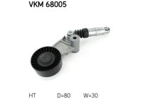 Tensioner Pulley, V-ribbed belt VKM 68005 SKF