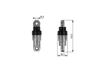 Vibration Damper, v-ribbed belt DriveAlign® T38218 Gates