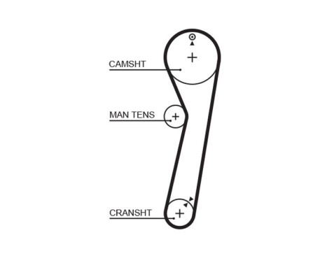 Timing belt 5029 Gates