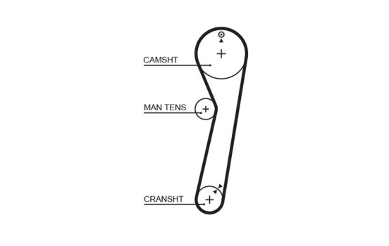 Timing belt 5029 Gates