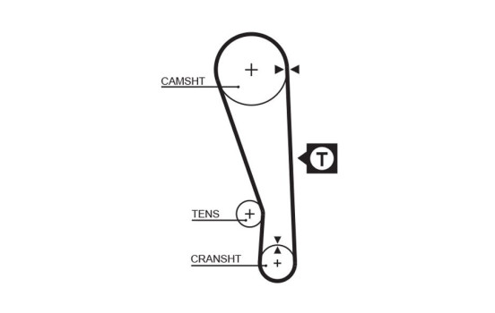 Timing belt 5036 Gates