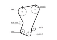 Timing belt 5065 Gates