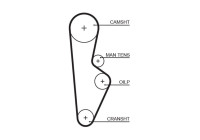 Timing belt 5082XS Gates