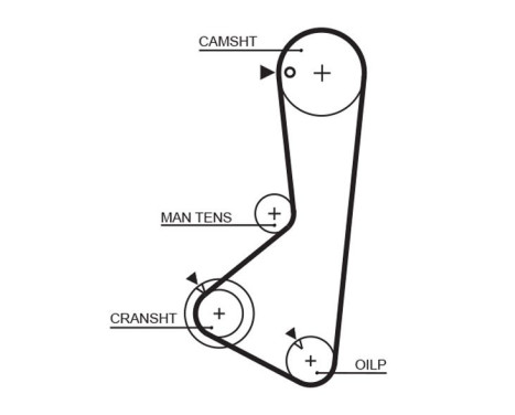 Timing belt 5115 Gates