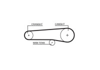 Timing belt 5116 Gates